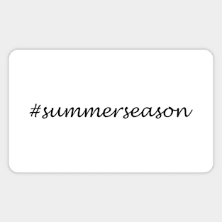 Summer Season Word - Hashtag Design Magnet